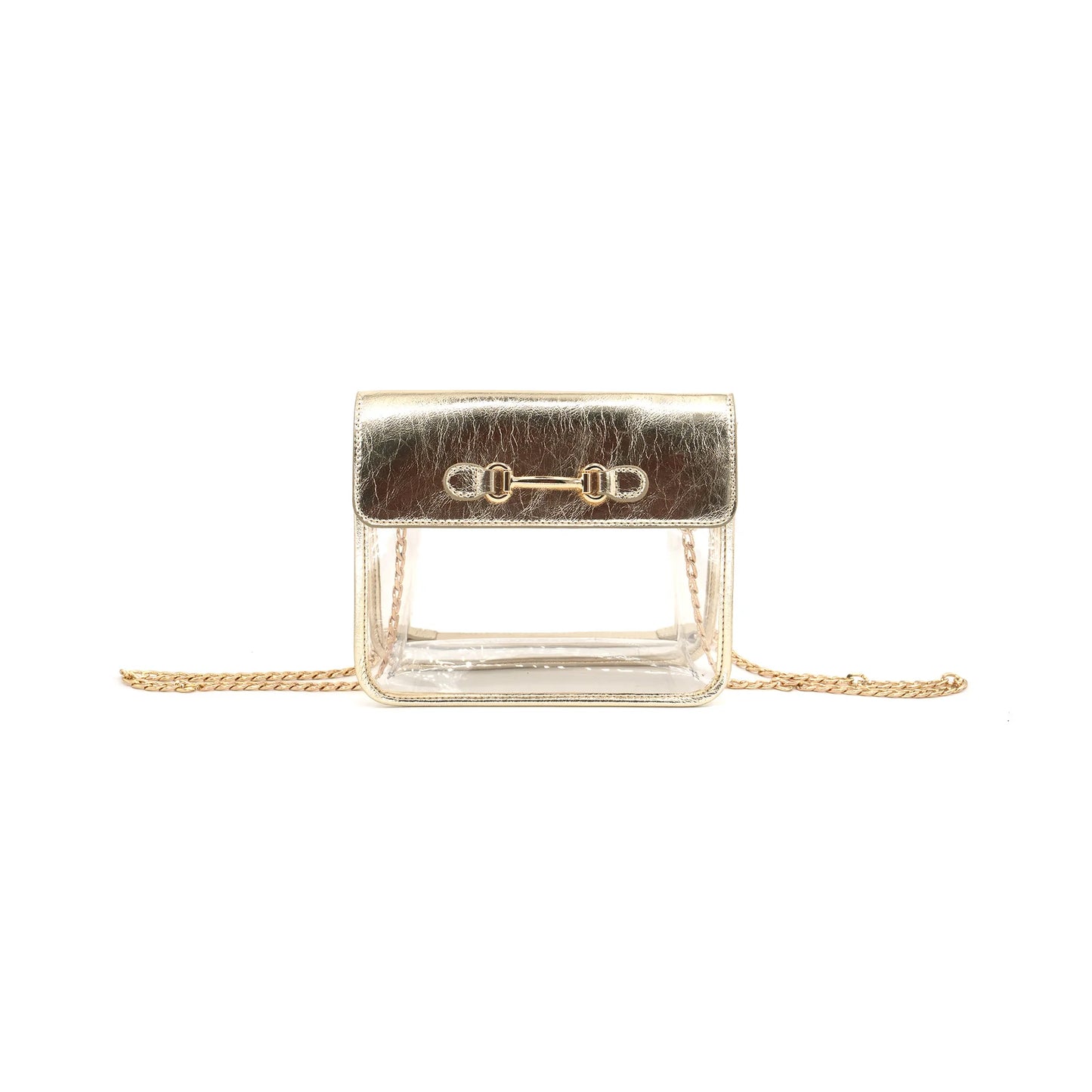 BC Clear Stadium Bag - Gold