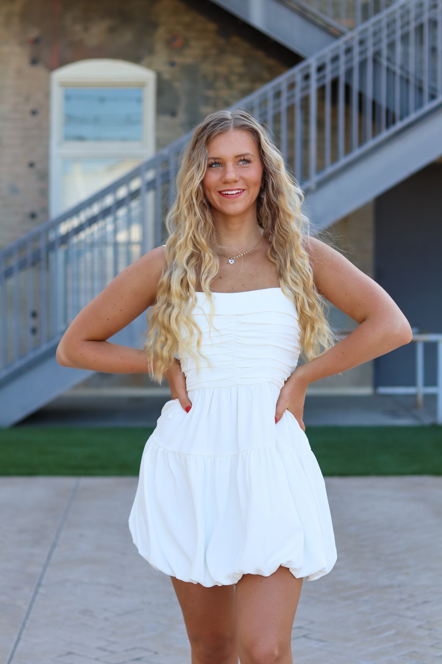 Sabrina Bubble Mini Dress