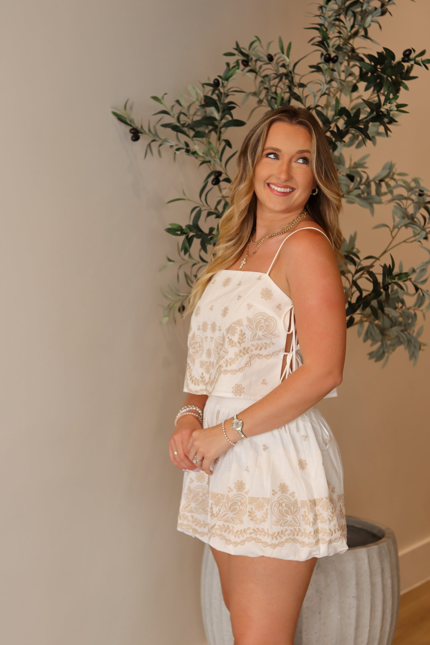 Karis Bubble Skirt Set