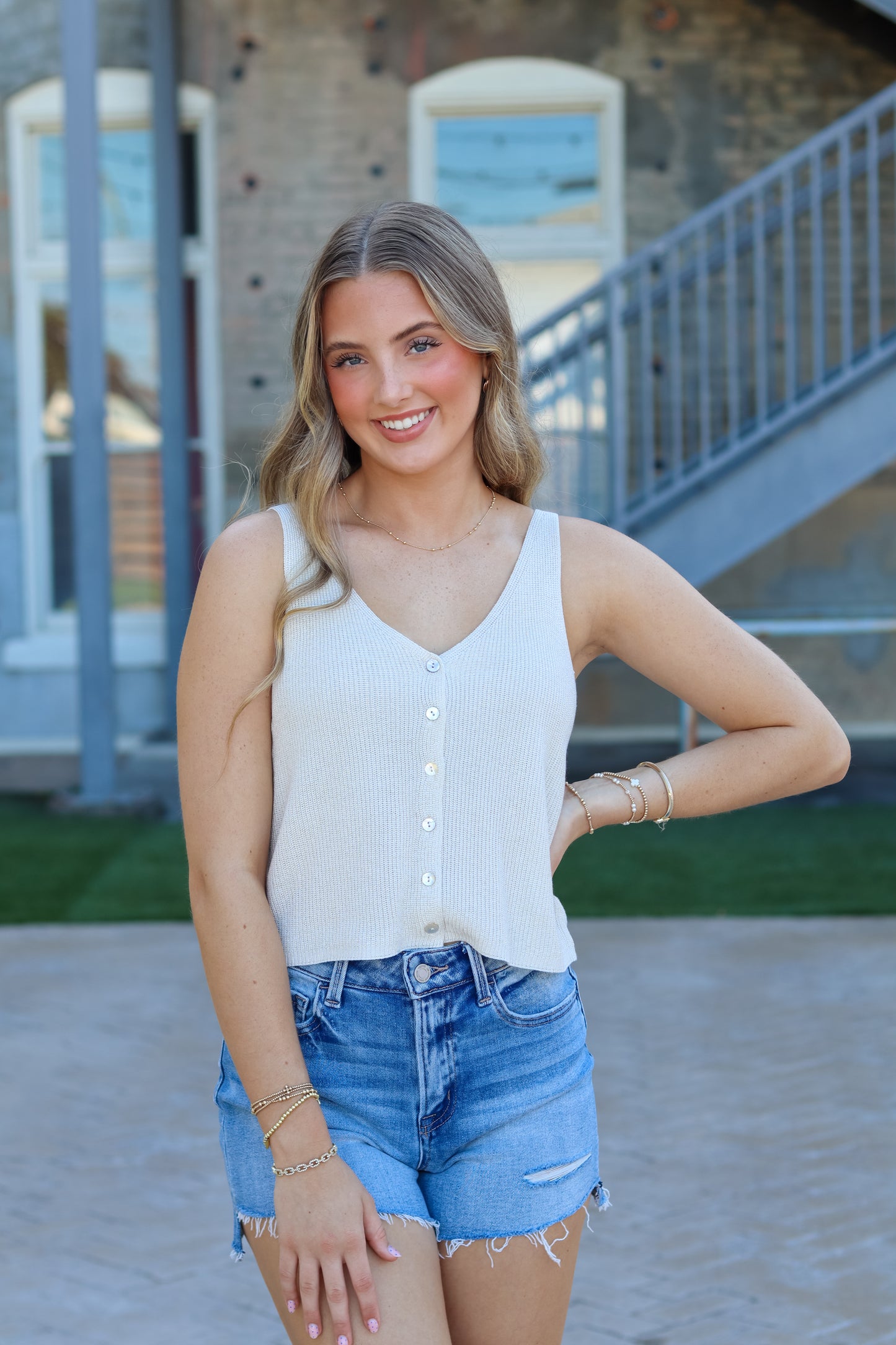 Golden Hour Knit Tank