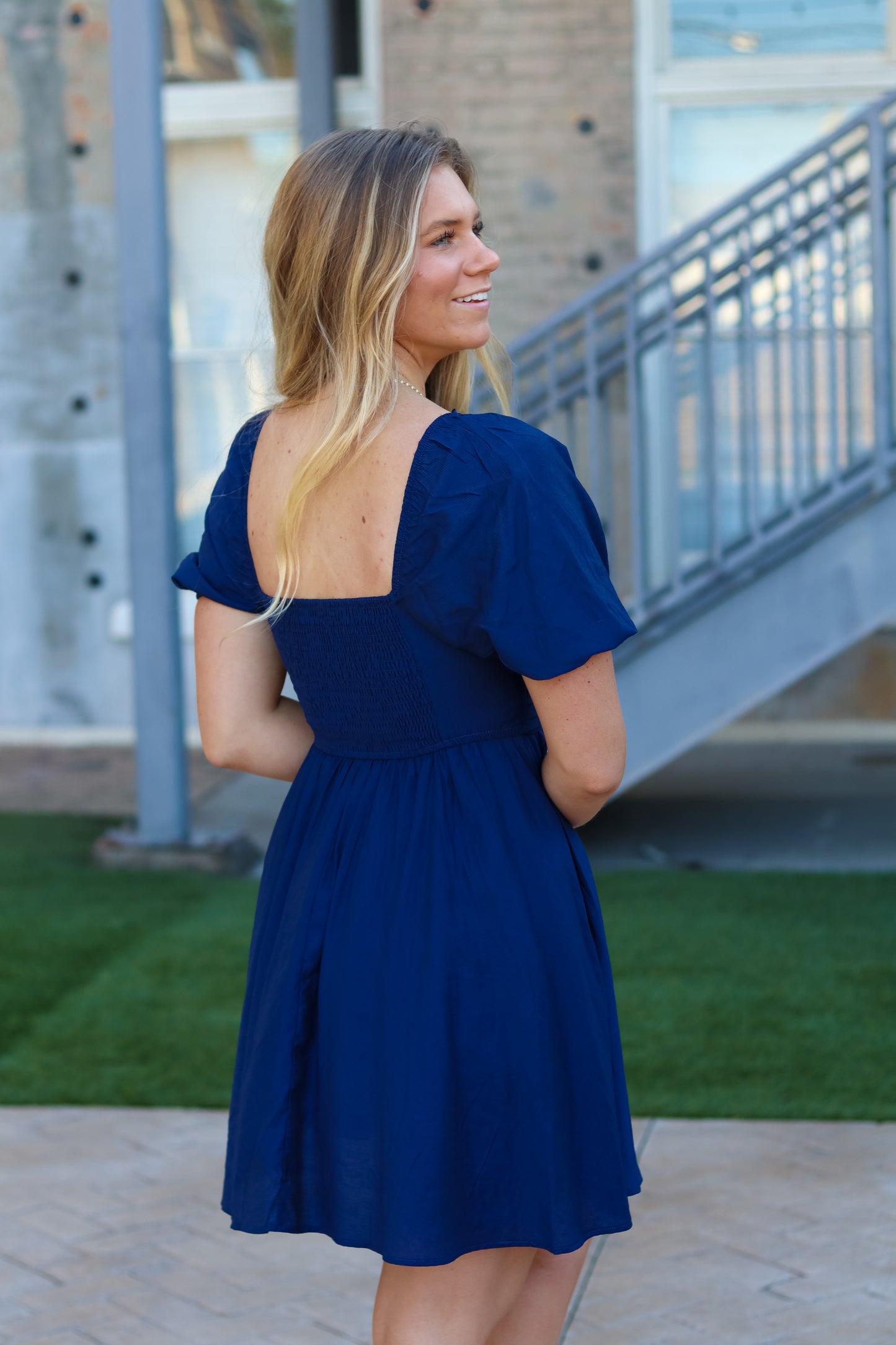 Kyria Puff Sleeve Mini Dress