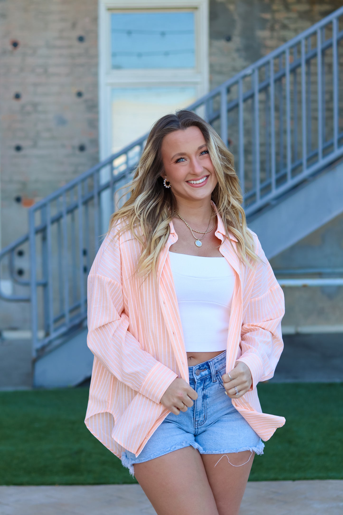 Sunset Sails Button Up