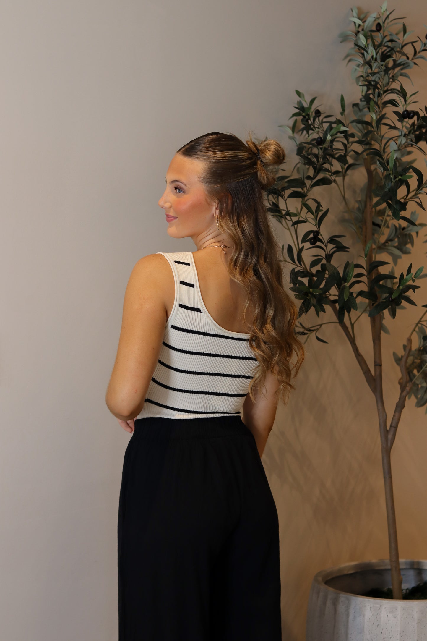 Nicolette Striped Bodysuit