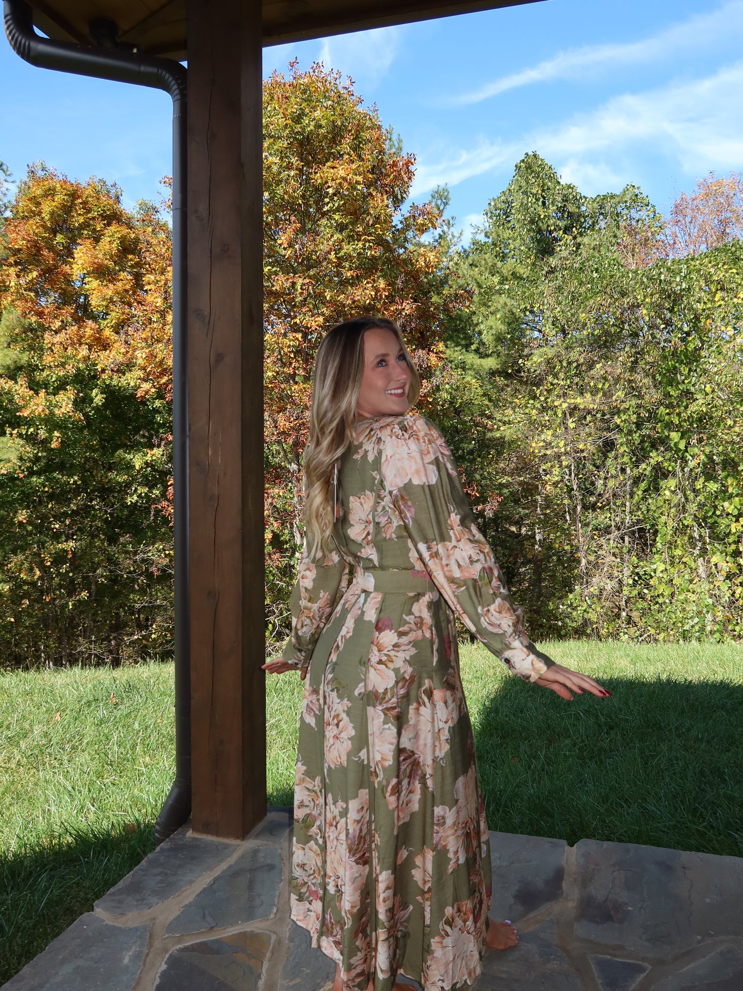 Josey Floral Midi Dress