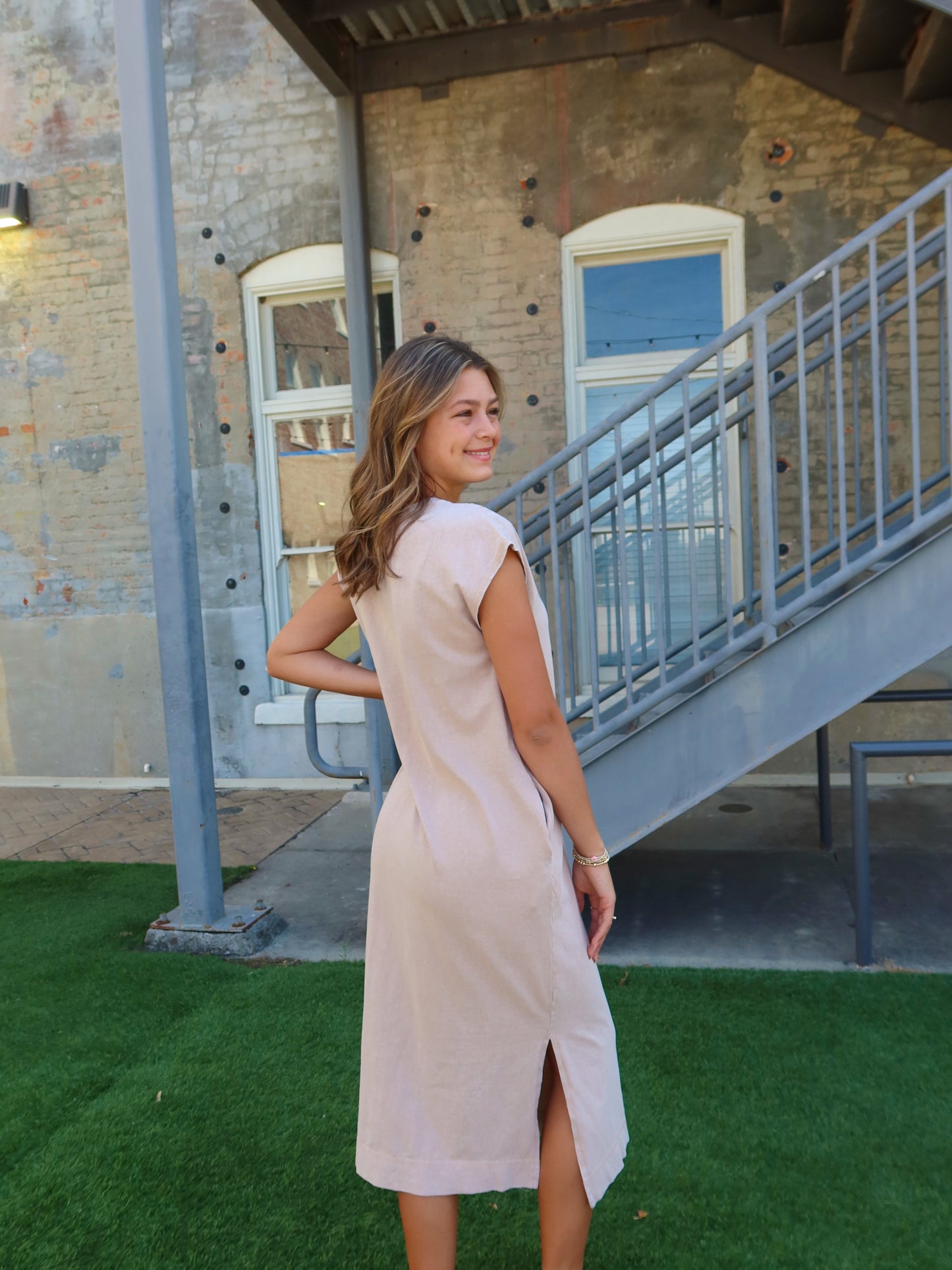 OTG Dress - Dark Taupe