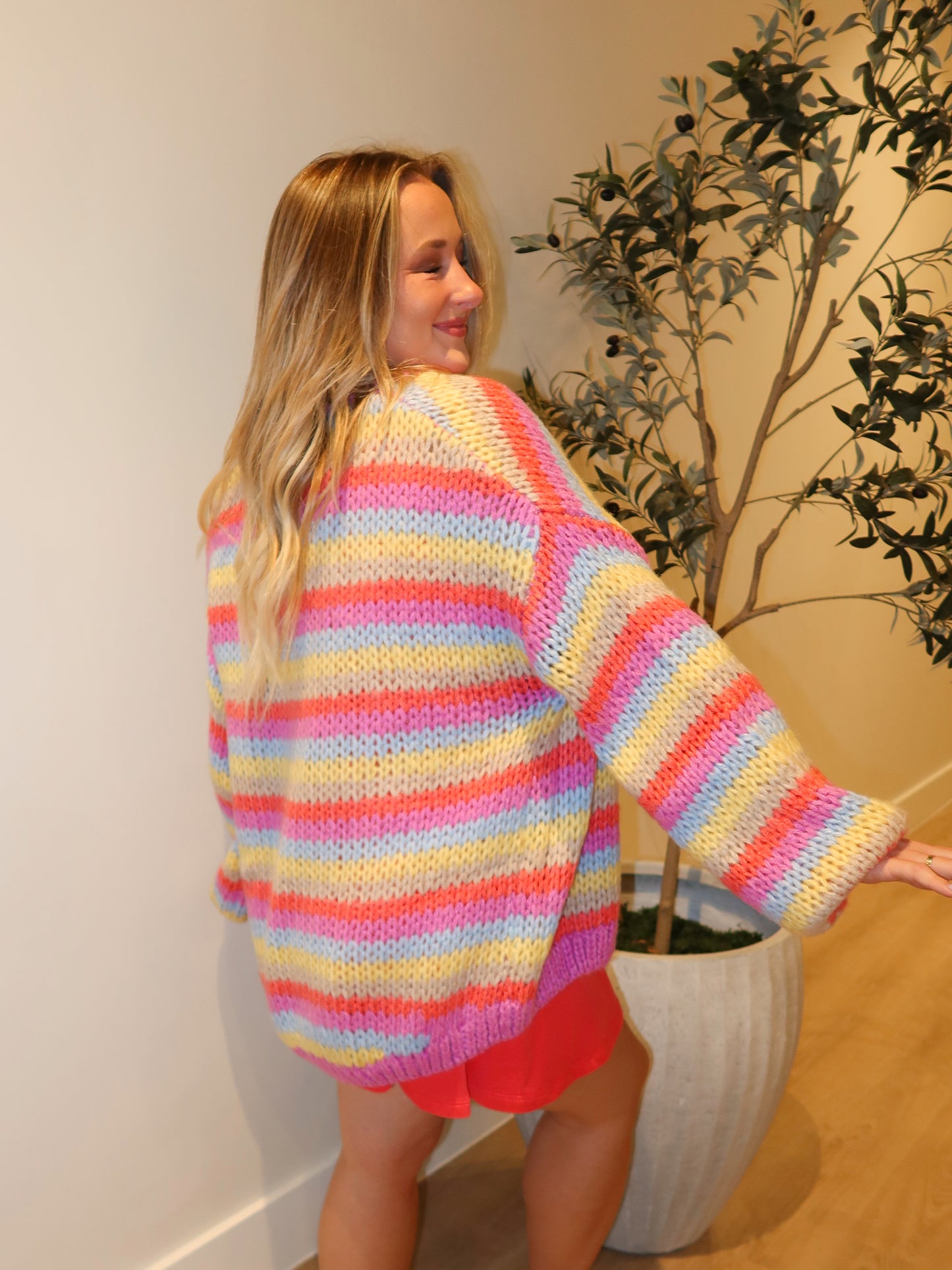 Brighton Striped Cardigan