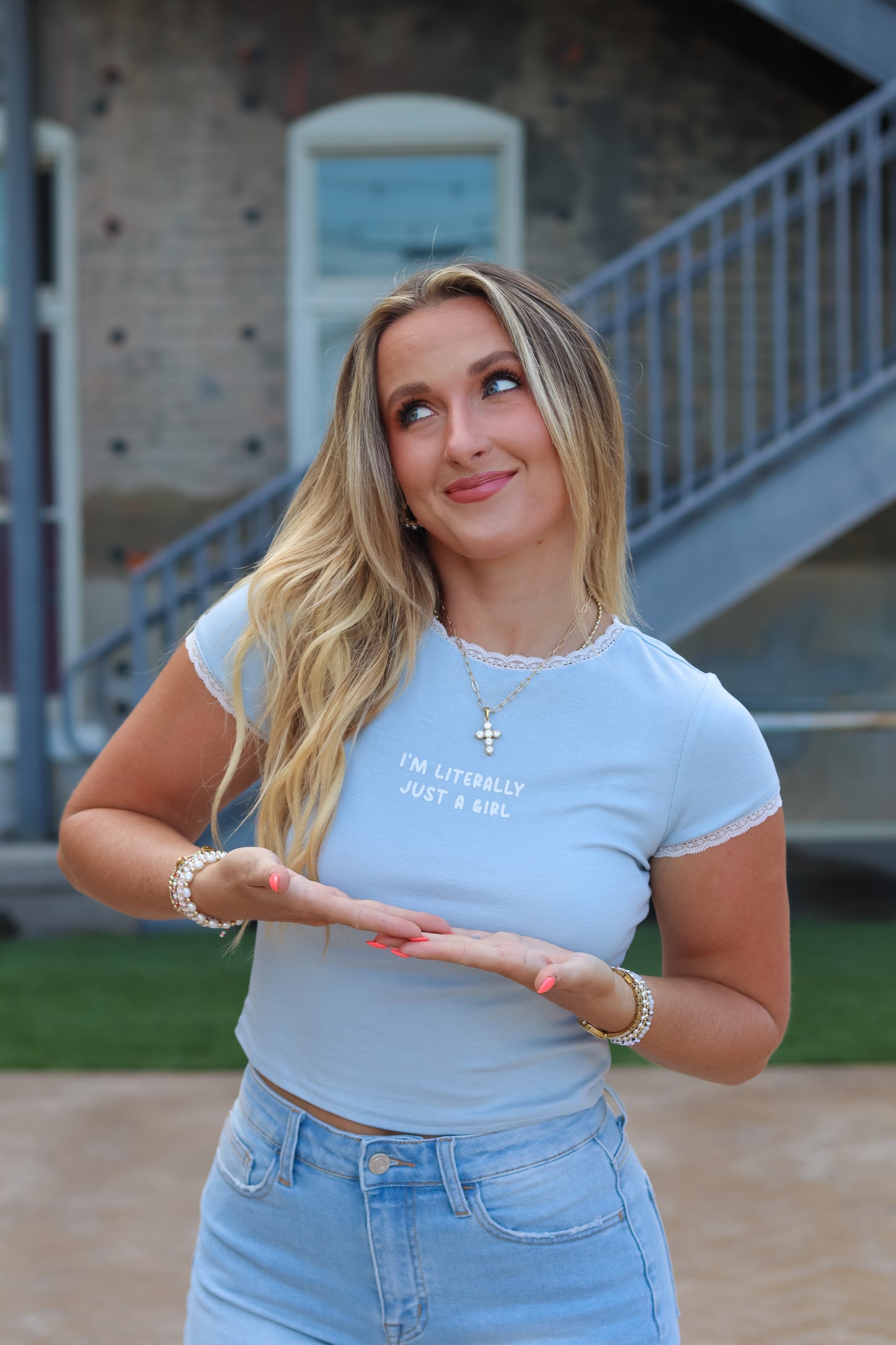 Just a Girl Baby Tee