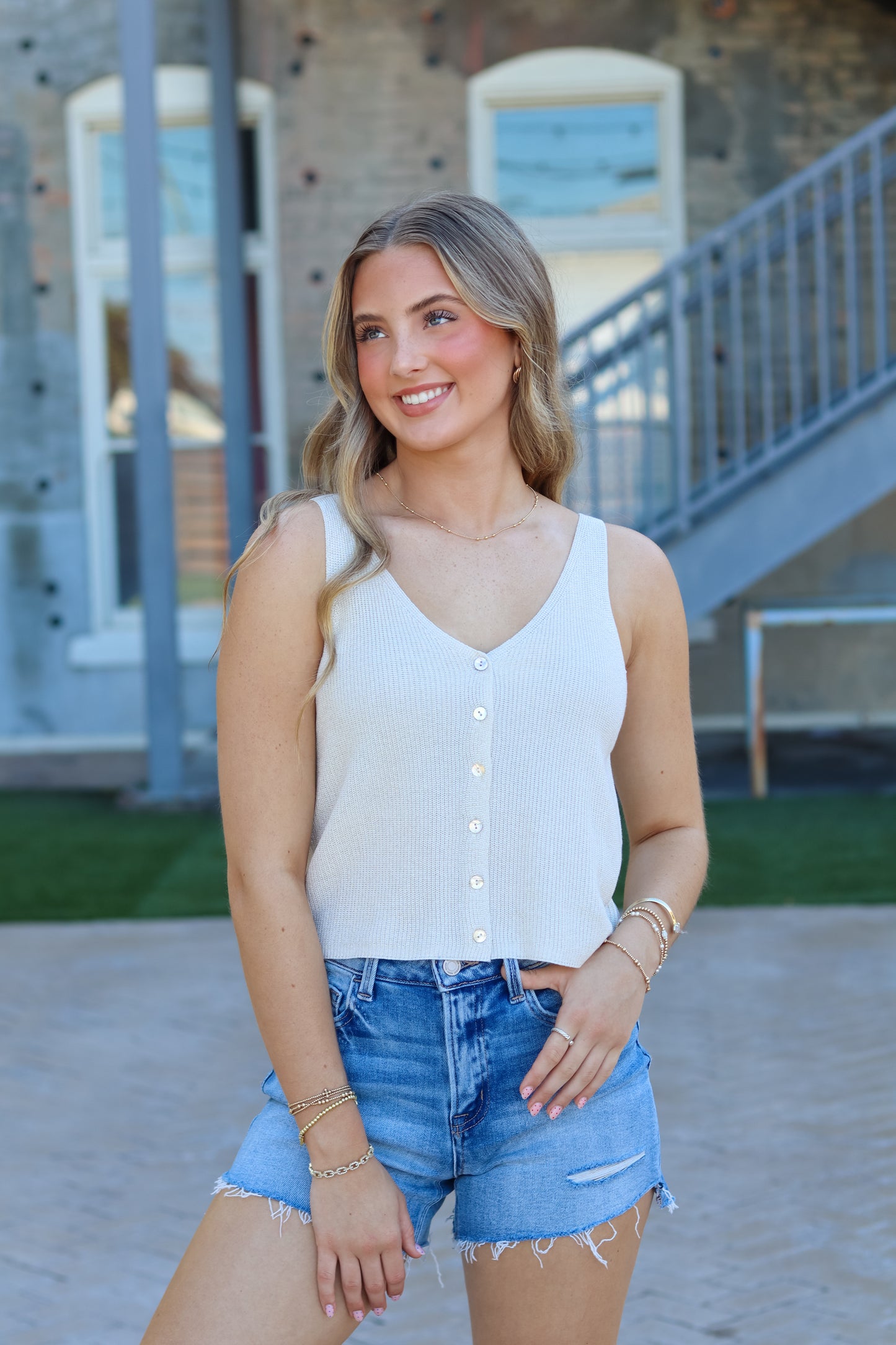 Golden Hour Knit Tank
