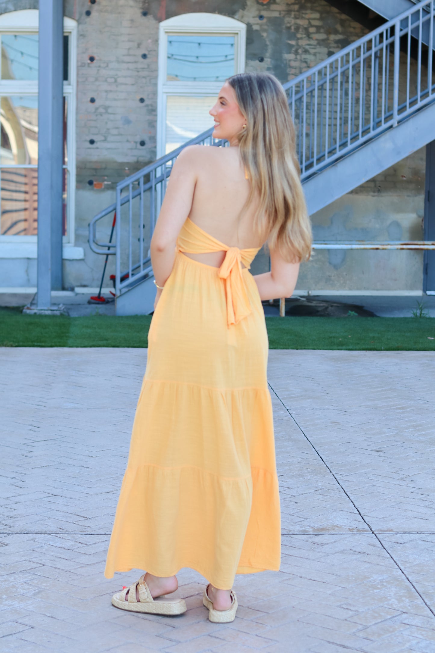 Bombshell Flowy Dress