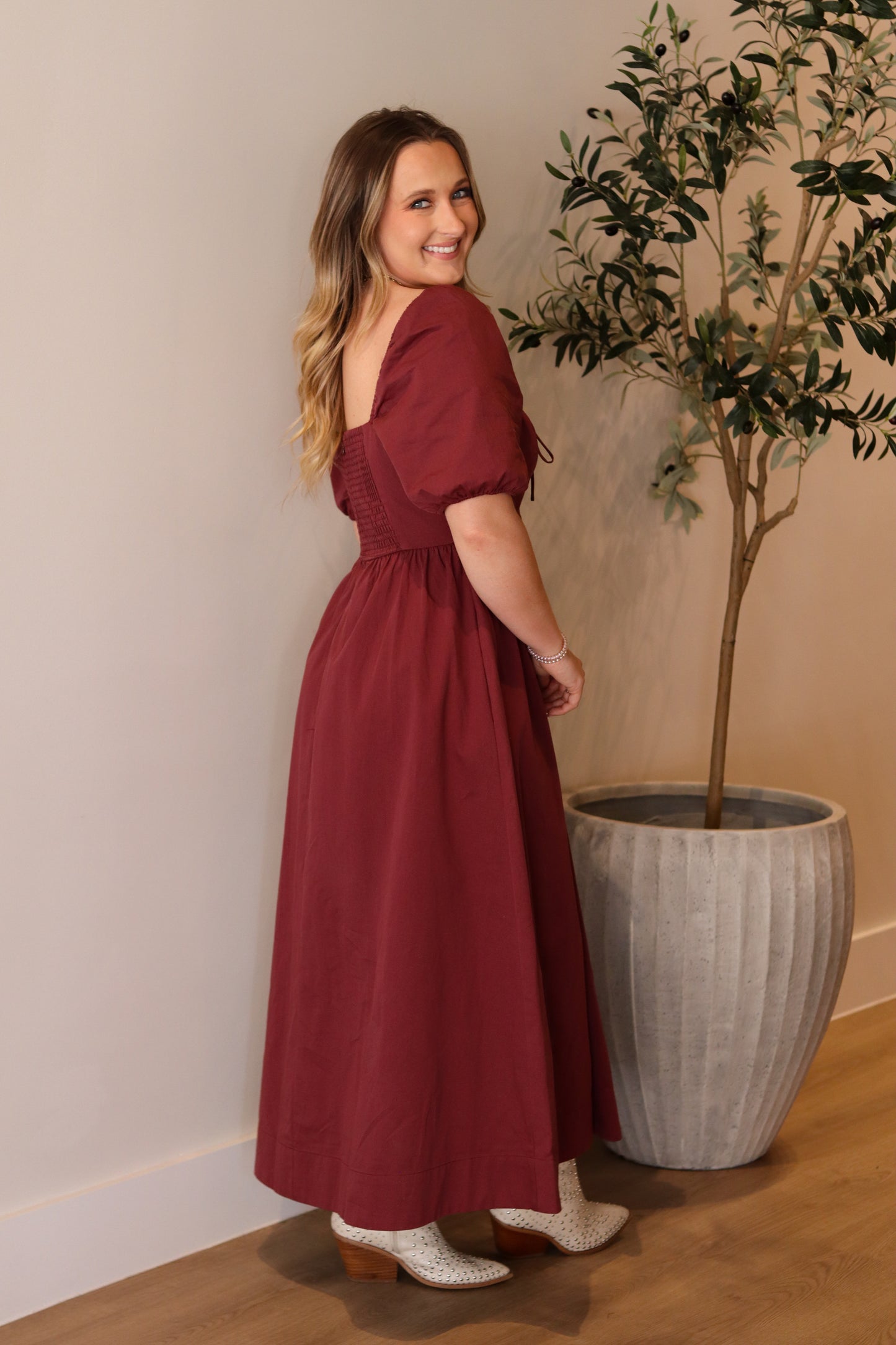 Merlot Midi Dress
