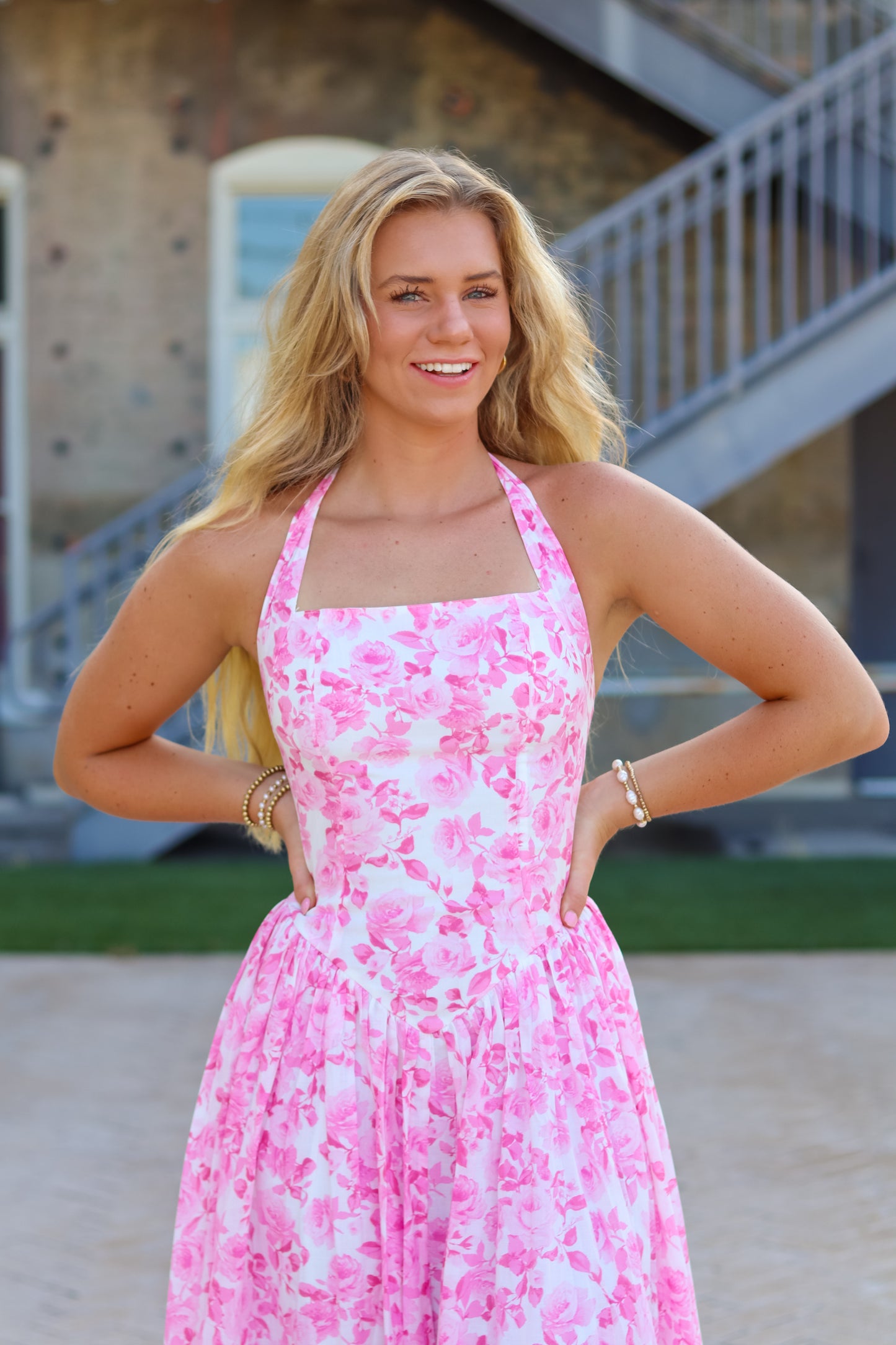 Shayla Halter Midi Dress