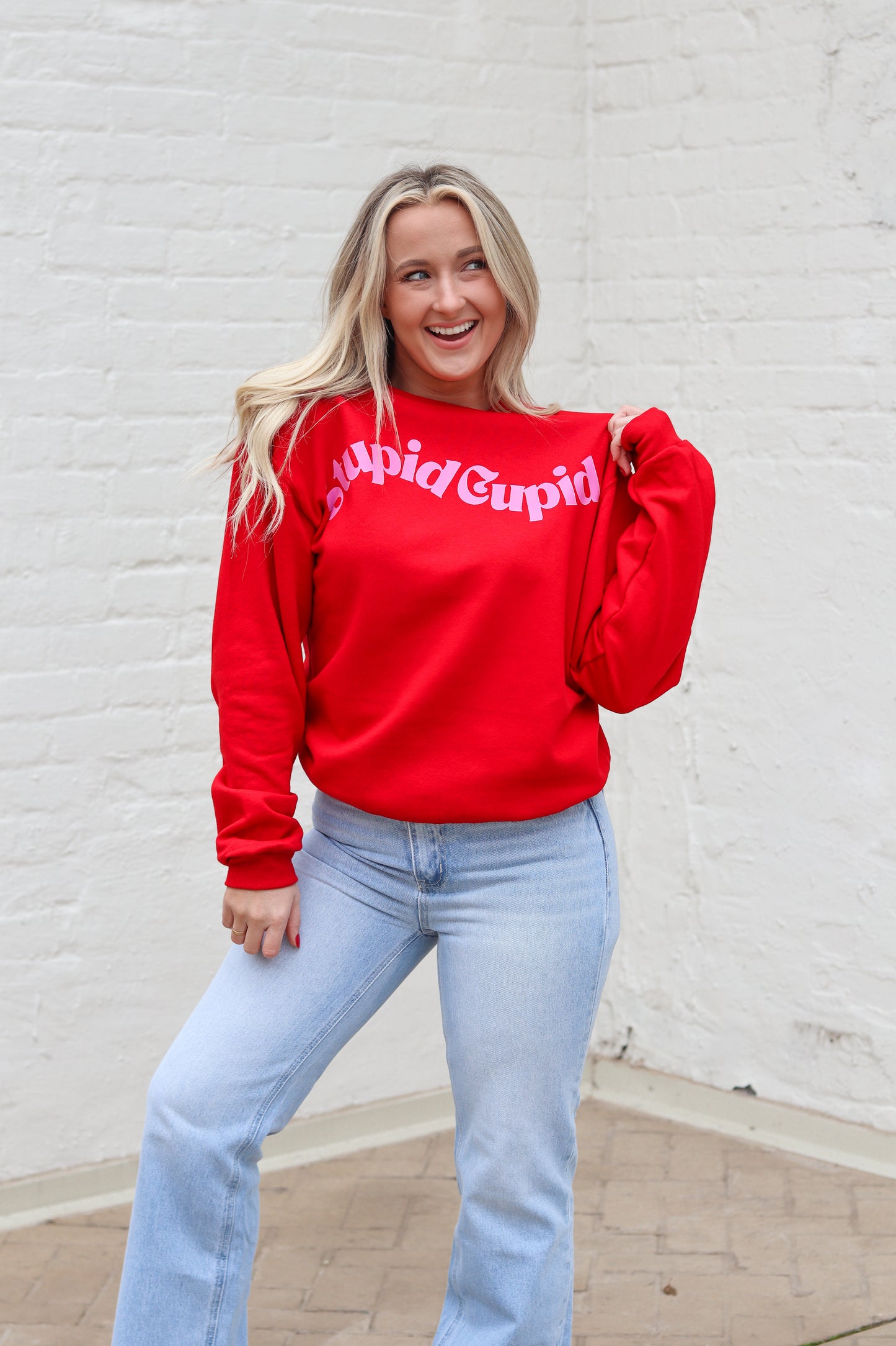 Stupid Cupid Crewneck
