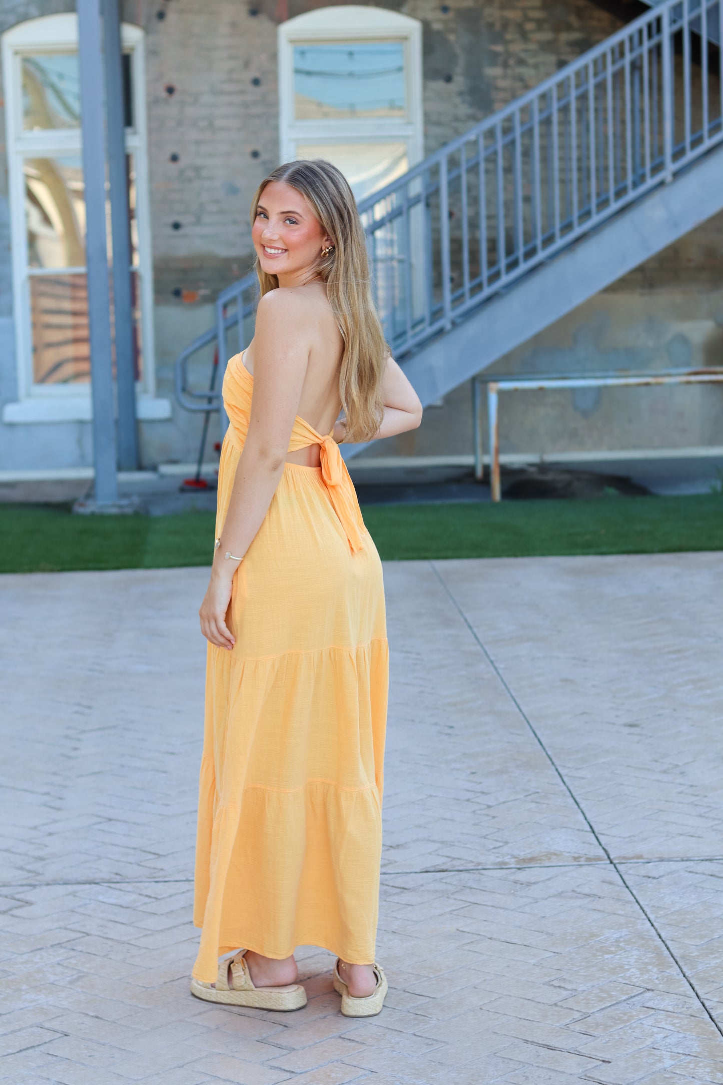 Bombshell Flowy Dress
