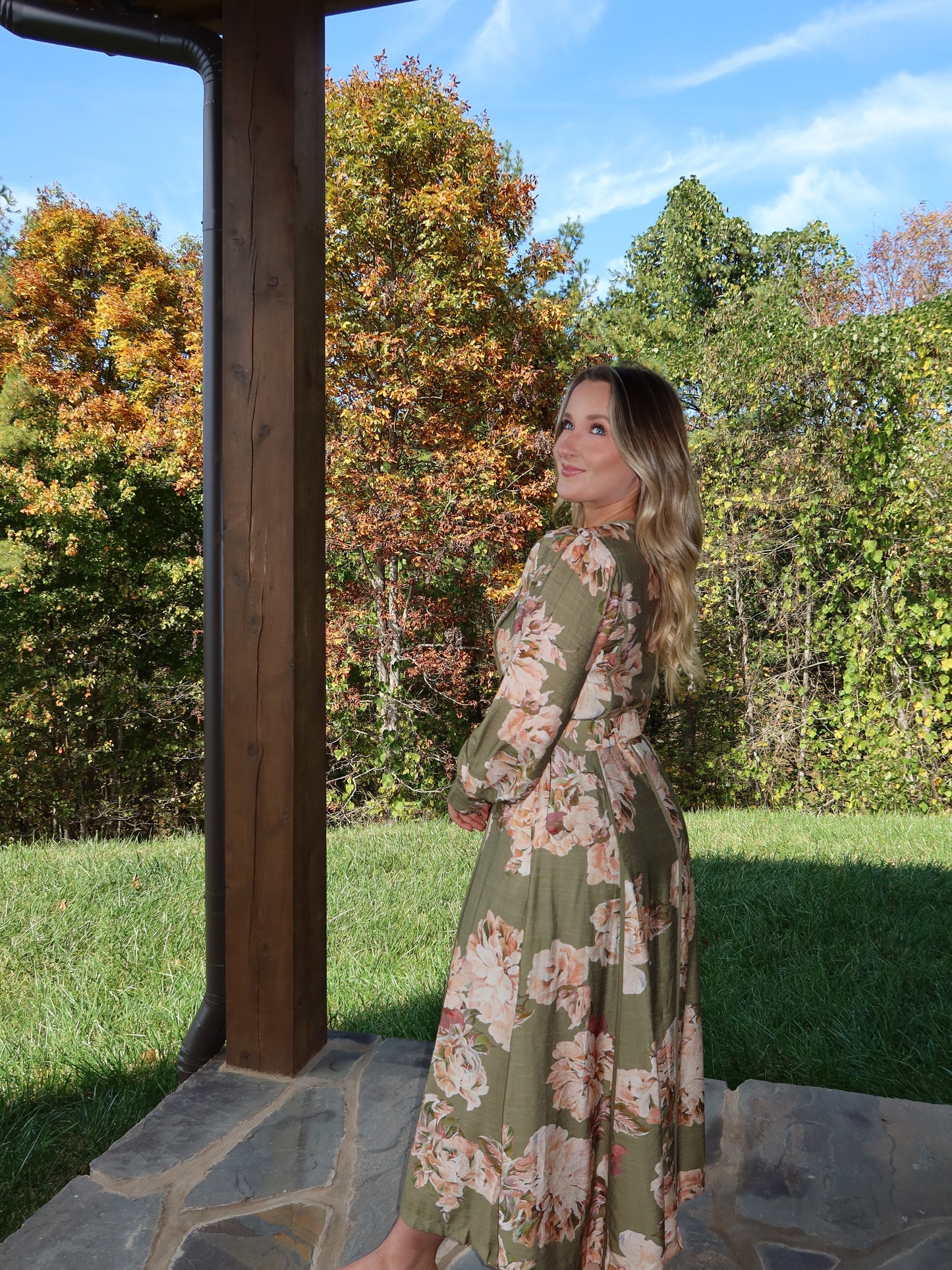 Josey Floral Midi Dress