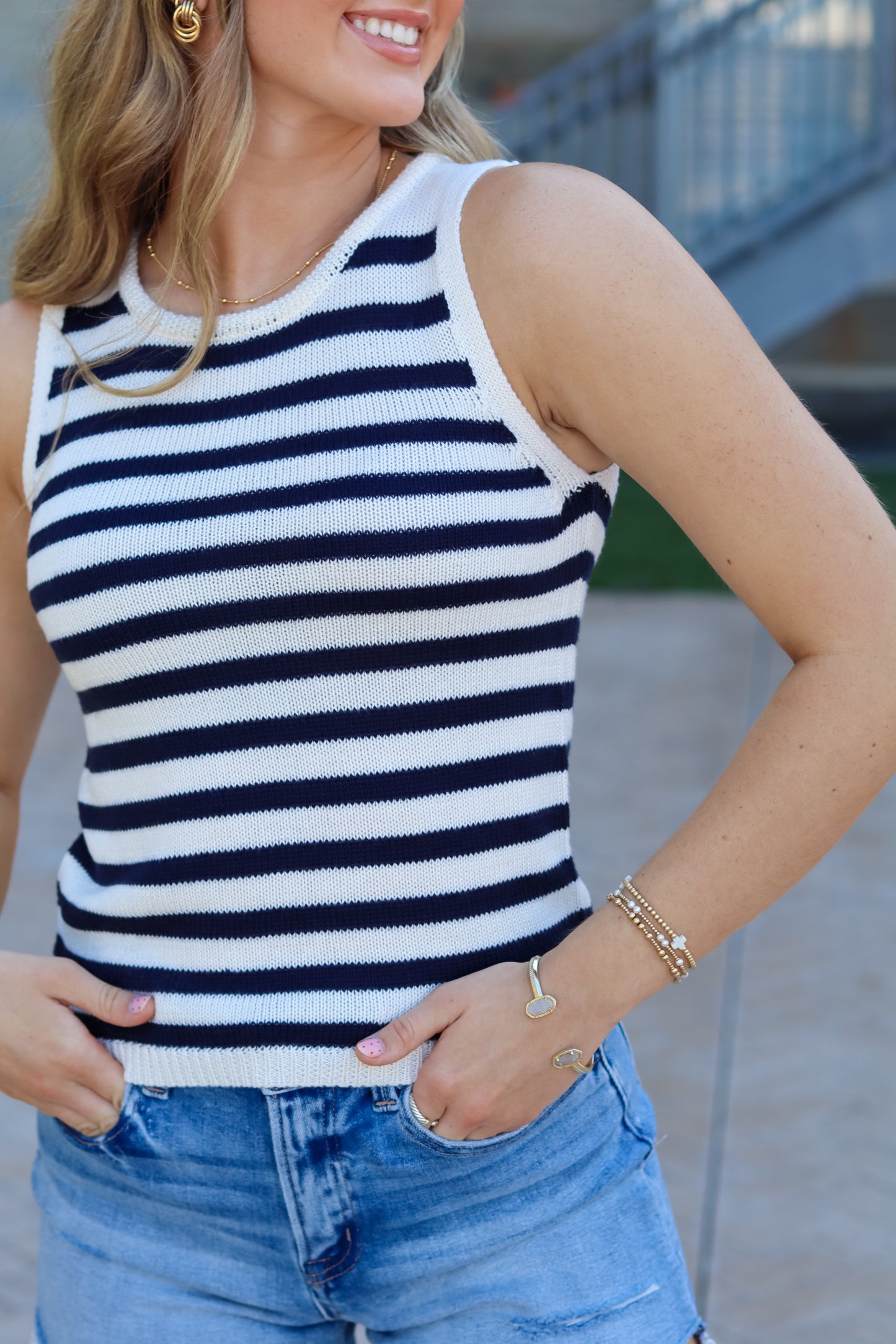 Phoebe Striped Tank