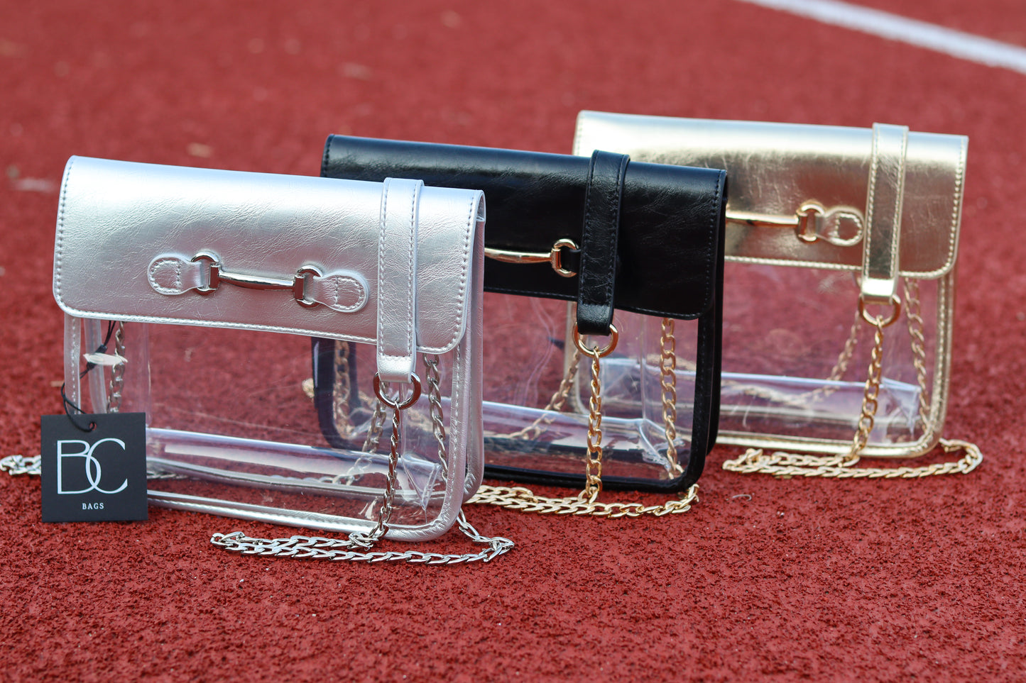 BC Clear Stadium Bag - Black