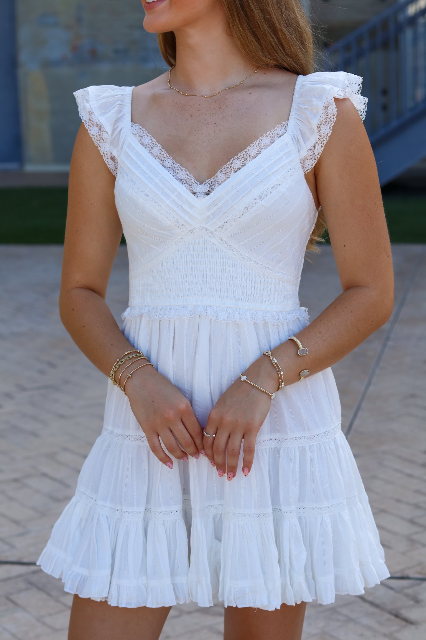Marina Lace Mini Dress