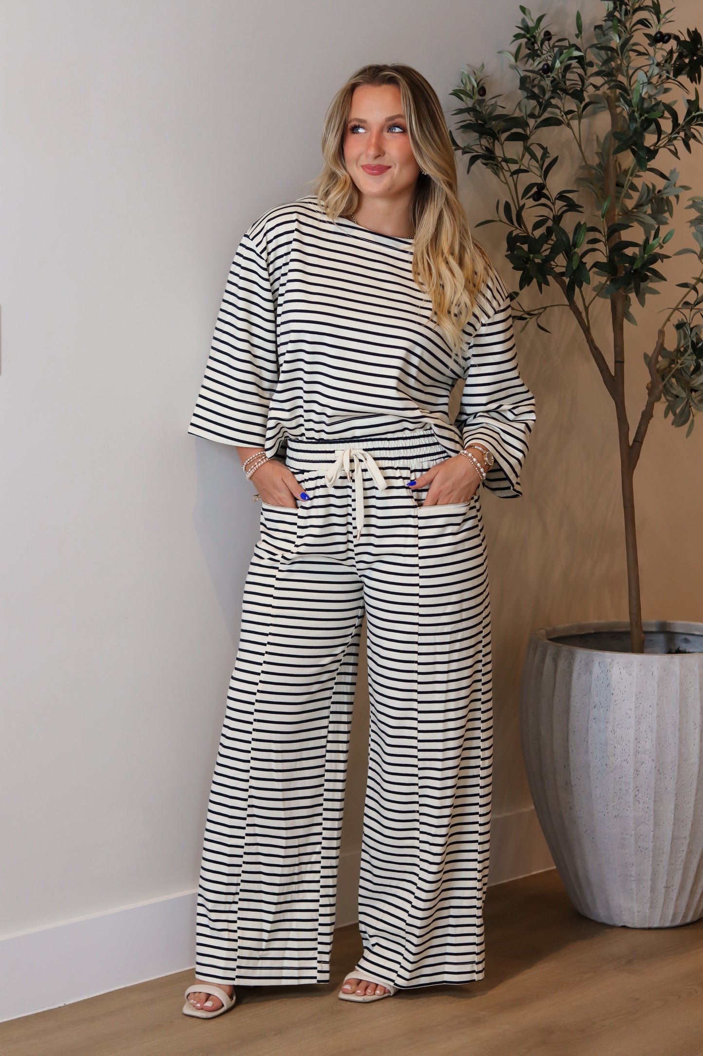 Zuri Striped Trousers