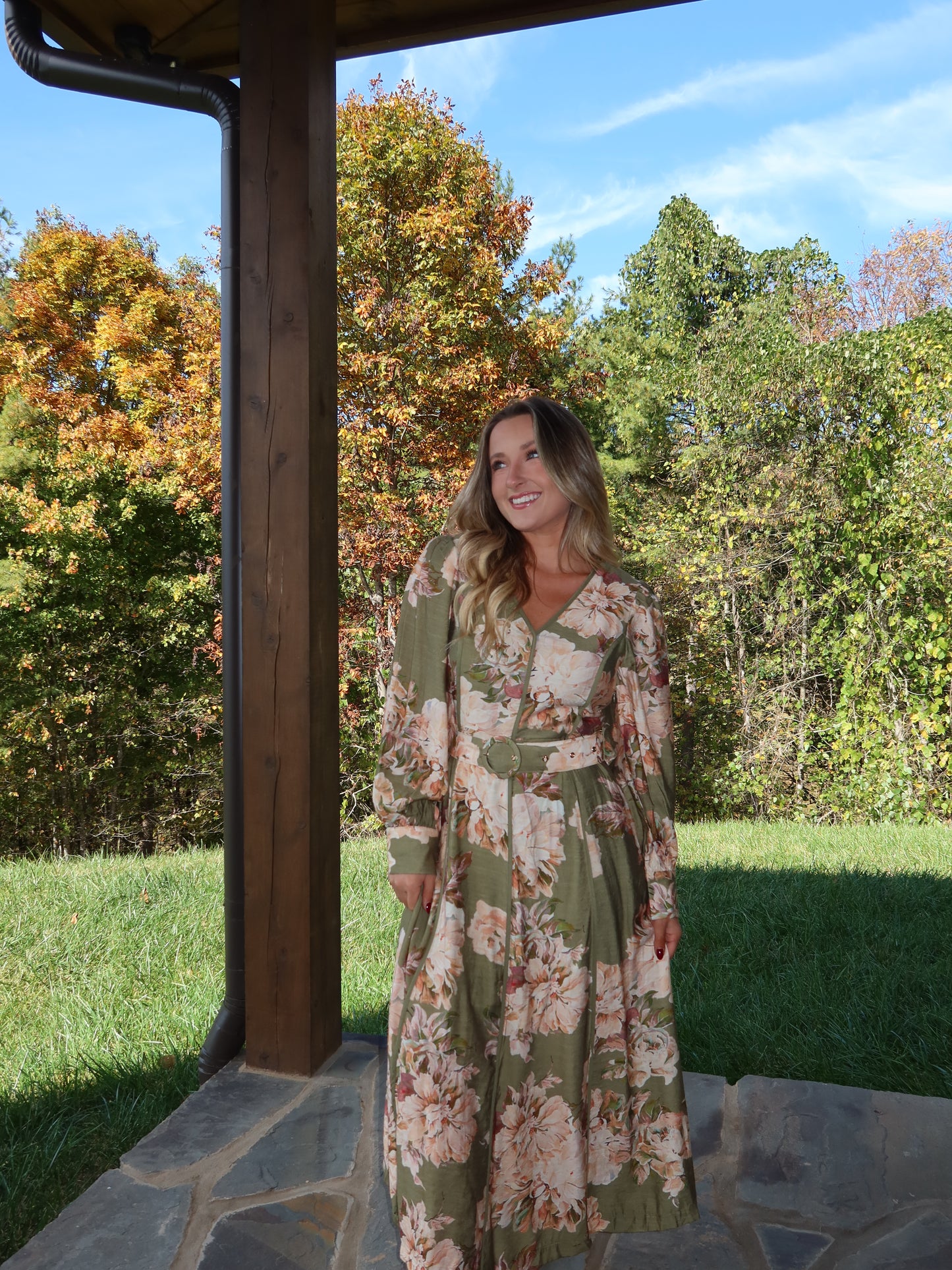 Josey Floral Midi Dress