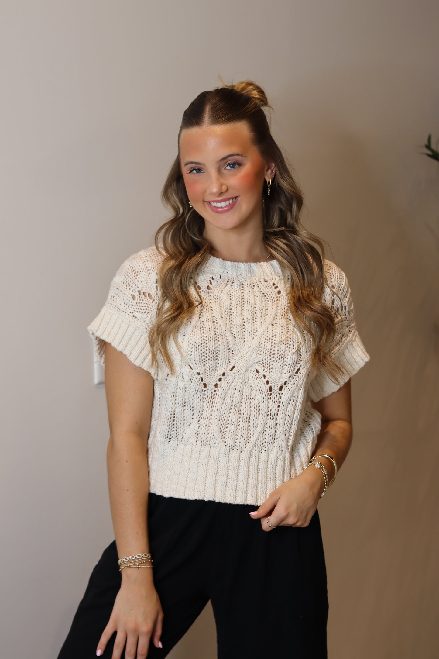 Celia Knit Top - Oatmeal