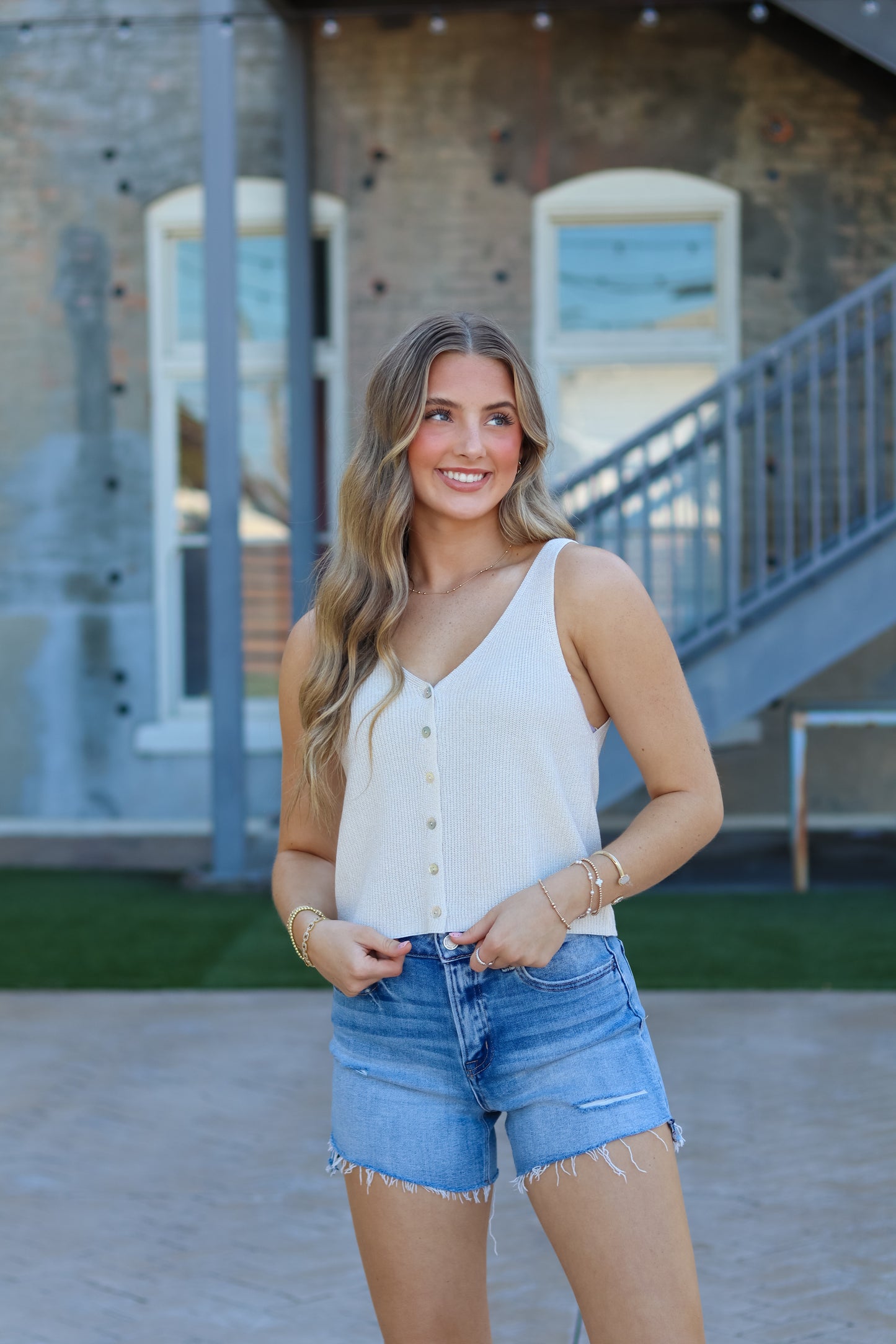 Golden Hour Knit Tank