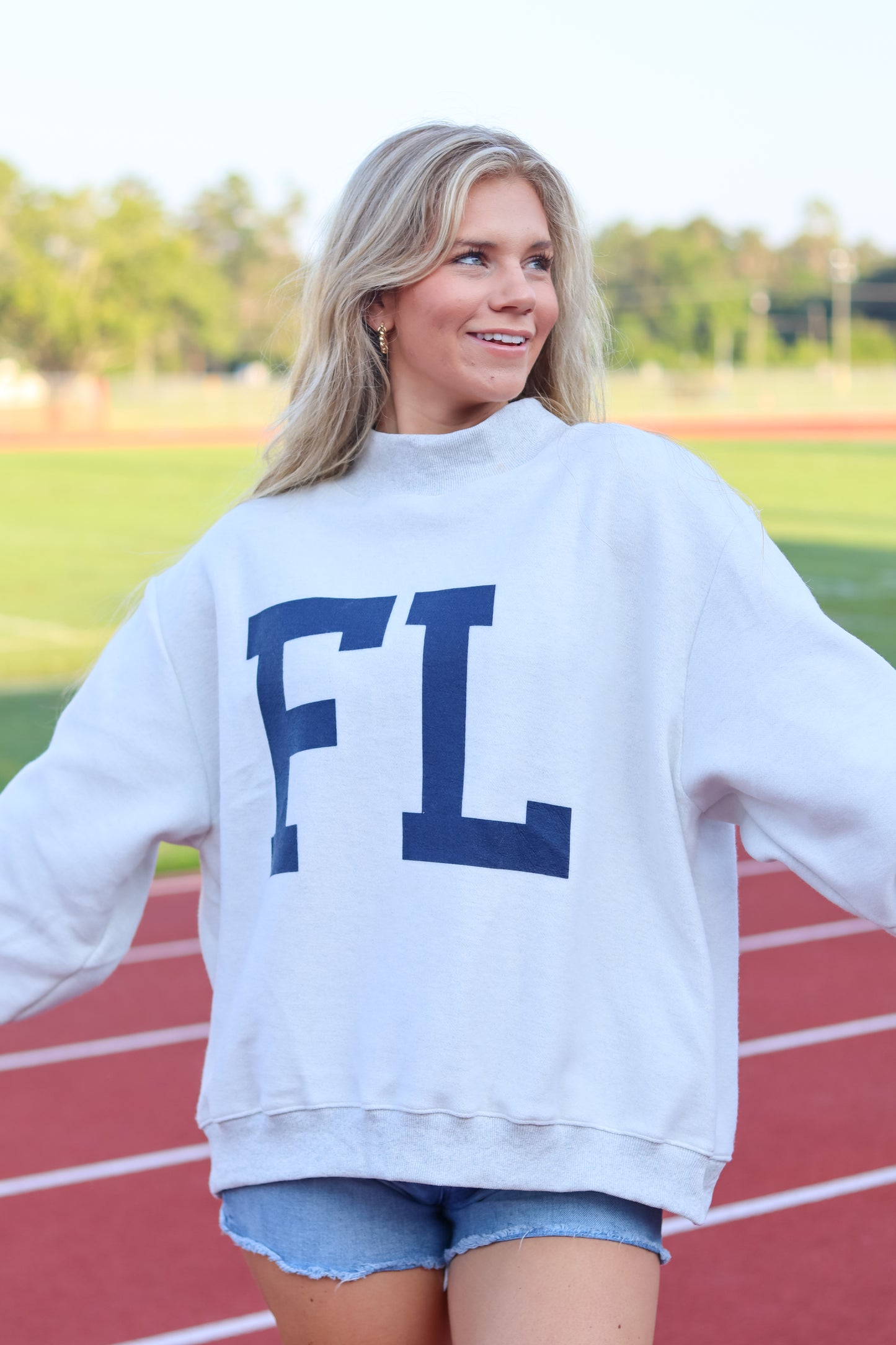 Florida Mock Neck Sweatshirt (Reversible)