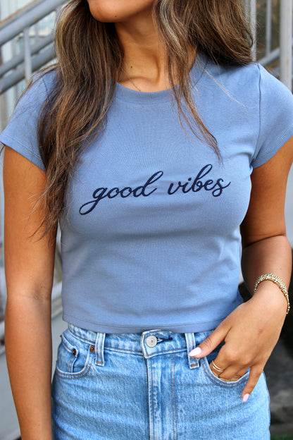 Good Vibes Baby Tee