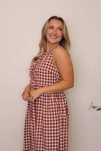 Amelia Gingham Dress