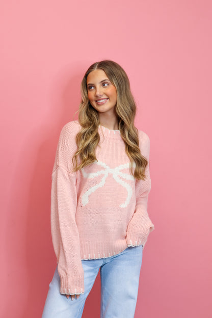 Bow Stitch Pullover