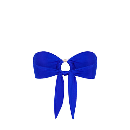 Strapless Bandeau Top - Blue Lagoon