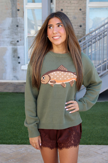 Gone Fishing Sweater