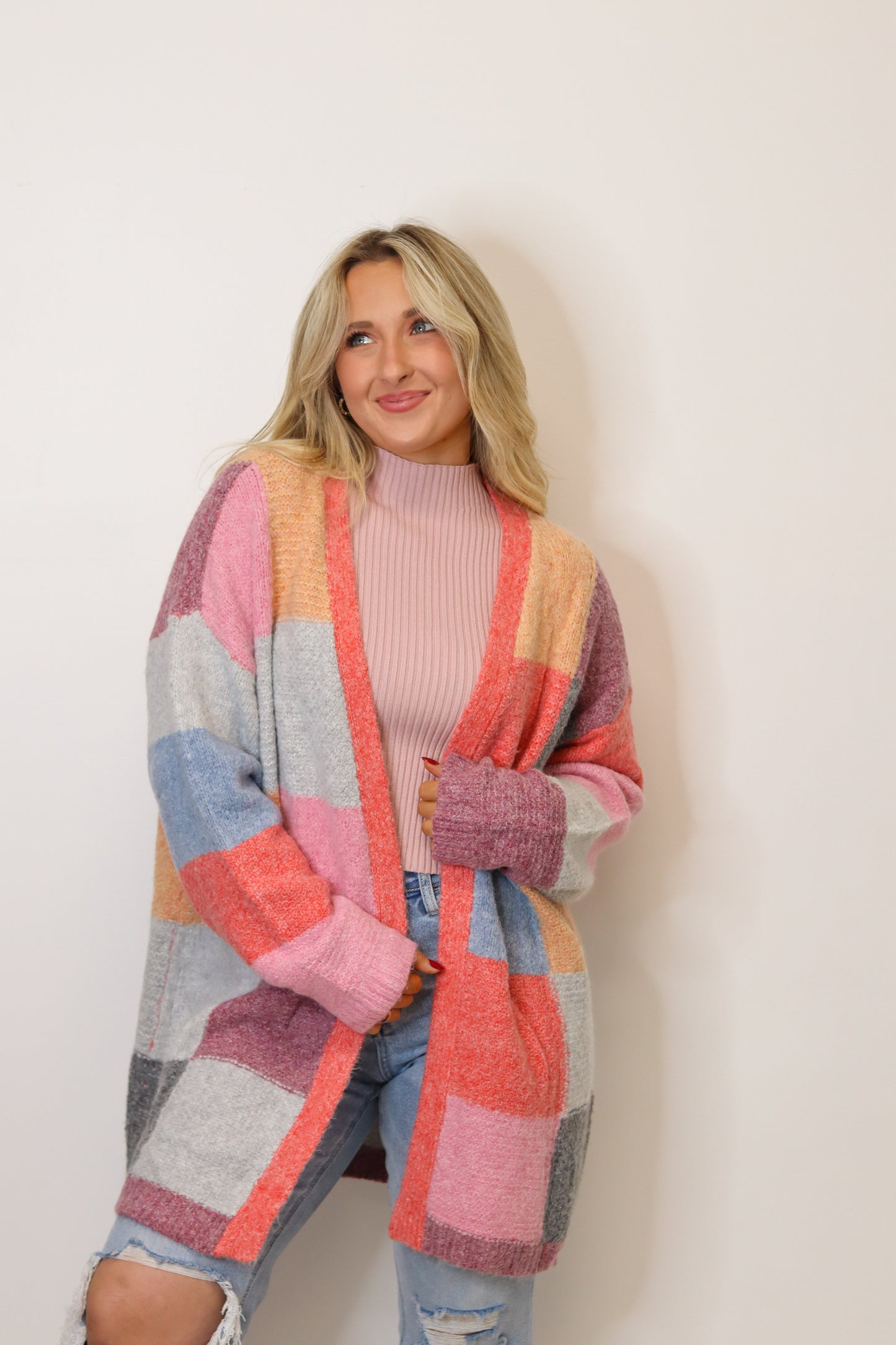 Cadence Color Block Cardigan