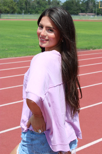 Season Essential Top - Lavender