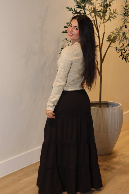 Verona Crochet Maxi Skirt