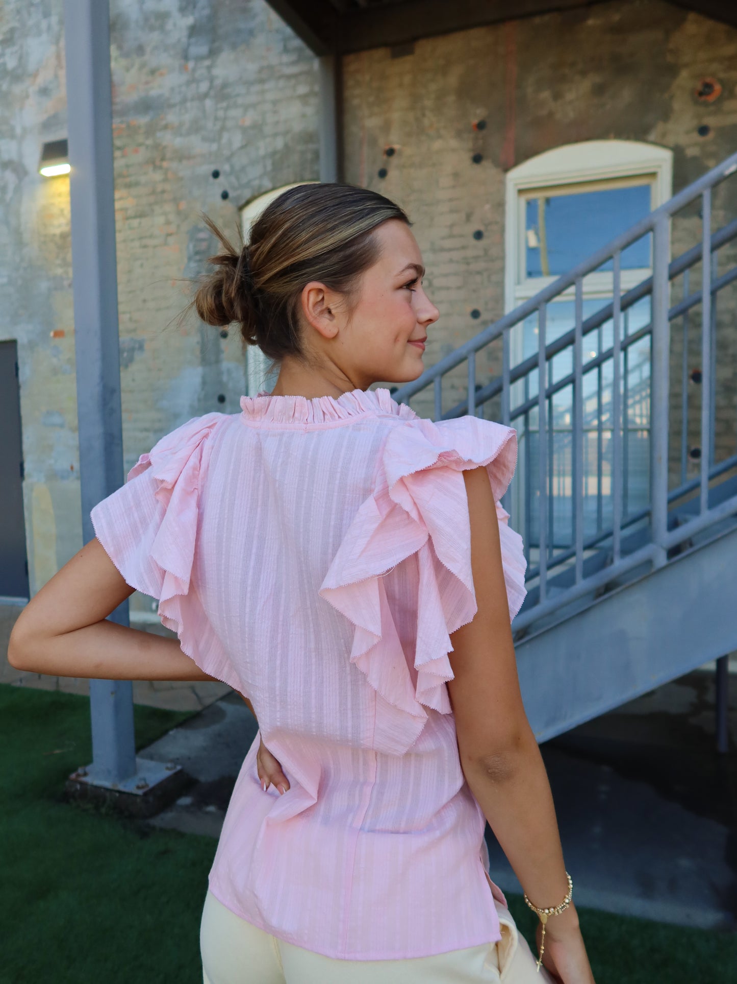 Zinna Ruffle Blouse