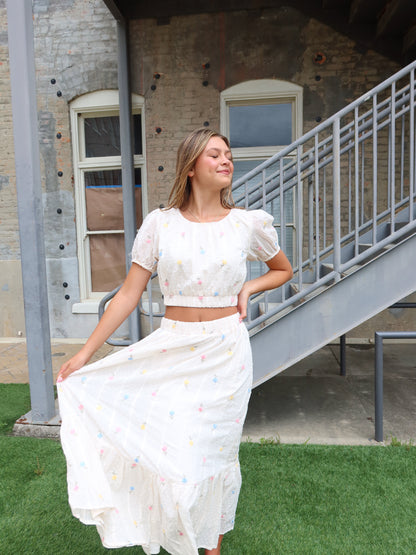 Kylan Floral Midi Skirt