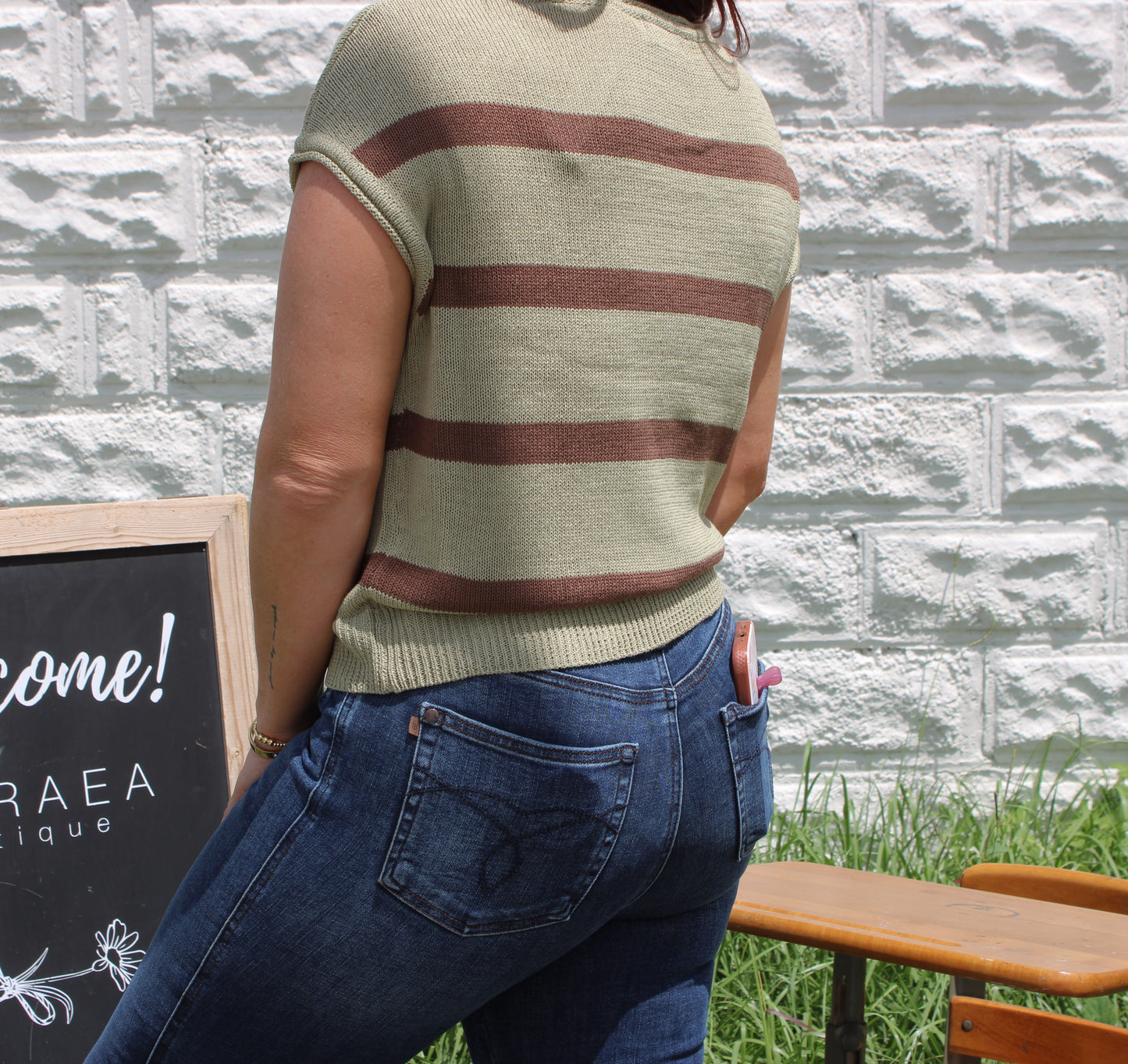 Kit Striped Knit Top