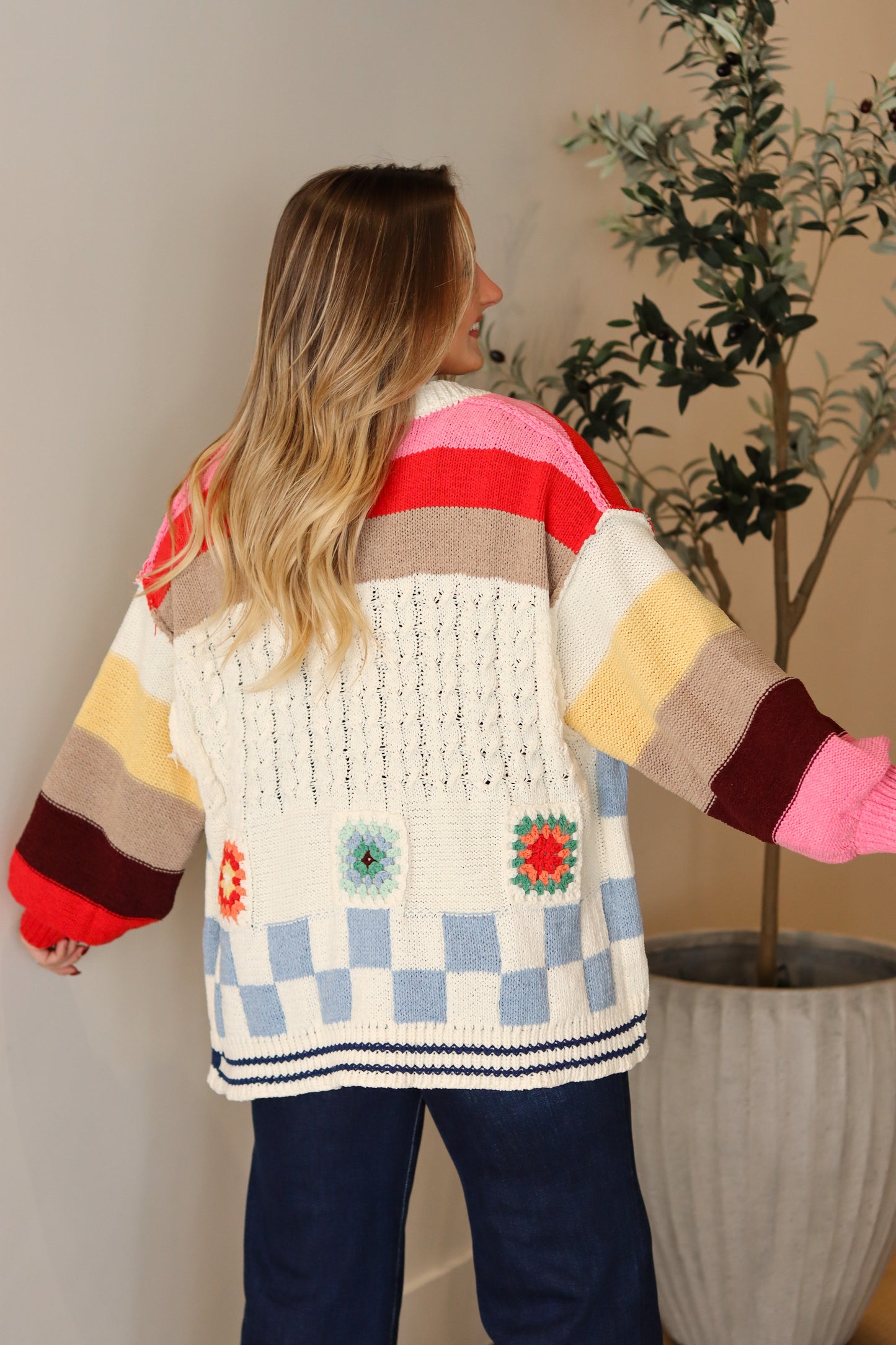 Gracie Patchwork Cardigan