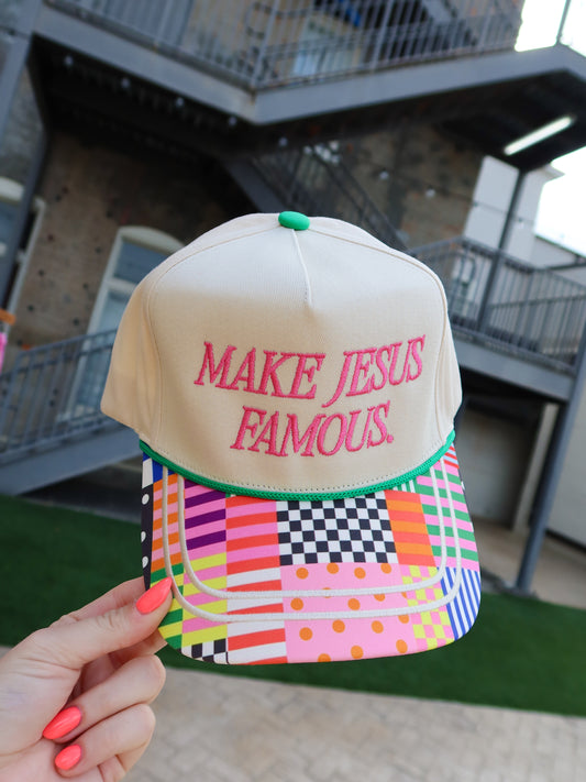 Make Jesus Famous Trucker Hat