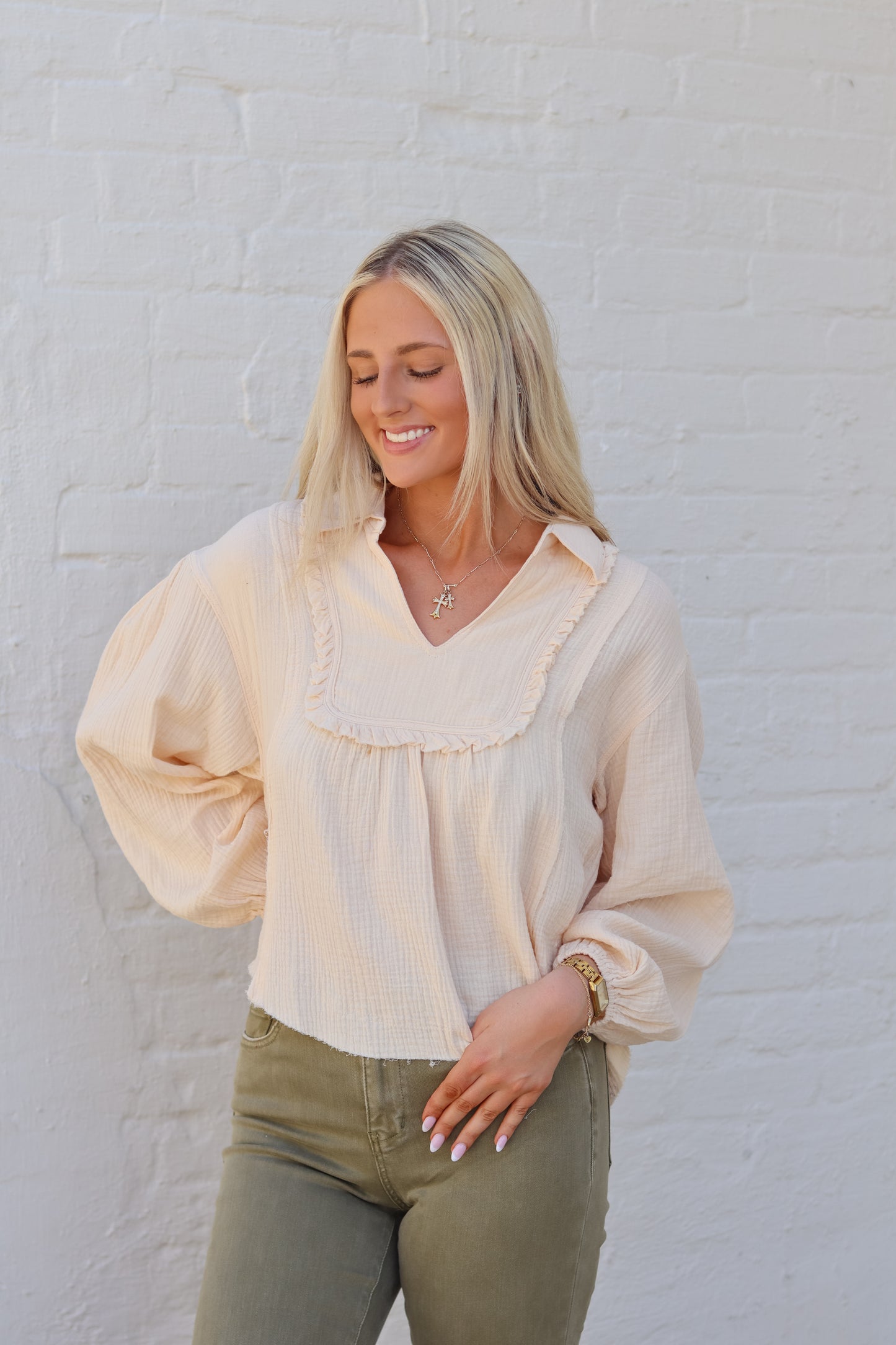 Sadie Gauze Blouse