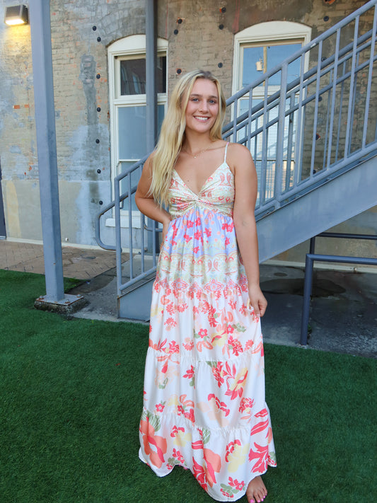 Vera Satin Maxi Dress