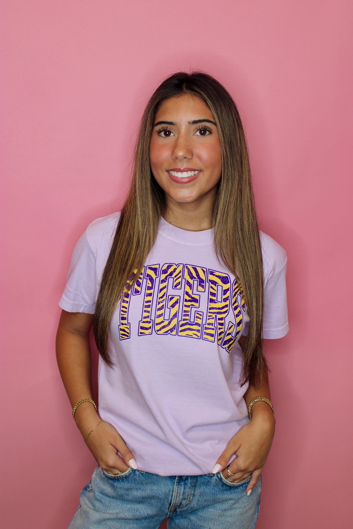 TIGERS Lavender T-shirt