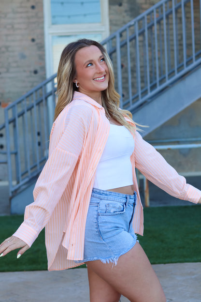 Sunset Sails Button Up