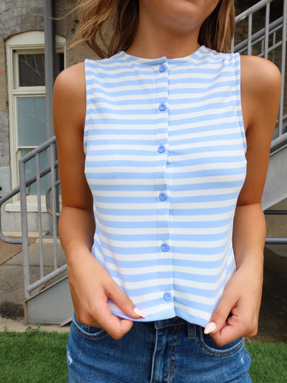 Charlotte Stripe Tank