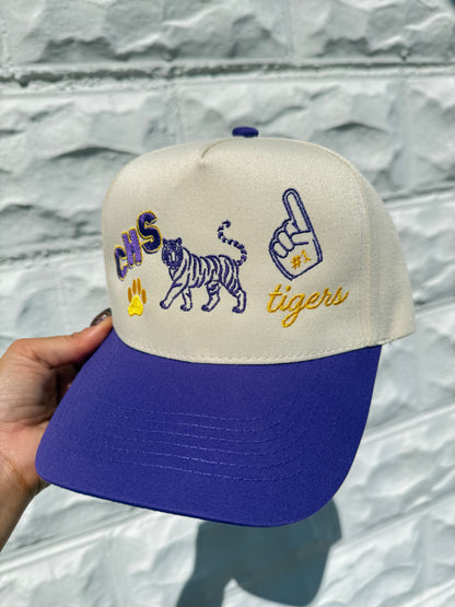 Tigers Patch Work Trucker Hat