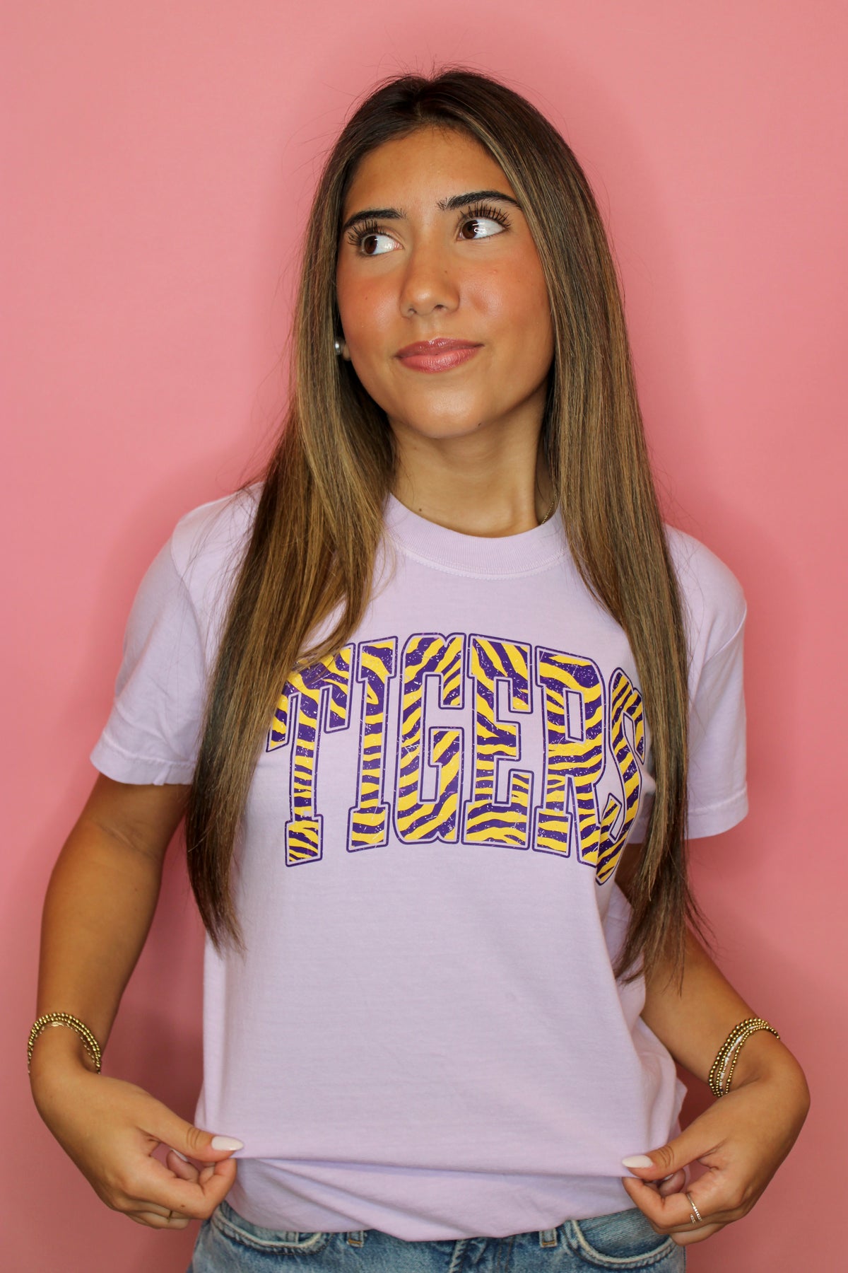TIGERS Lavender T-shirt