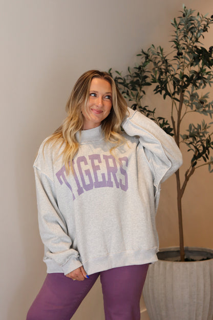 TIGERS Mock Neck
