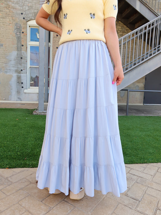 Florence Tiered Maxi Skirt