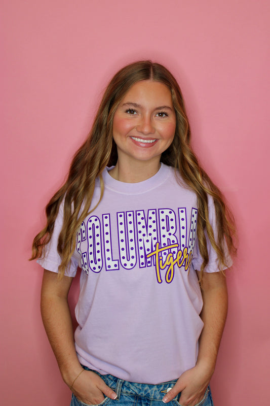 Columbia Tigers Lavender T-shirt