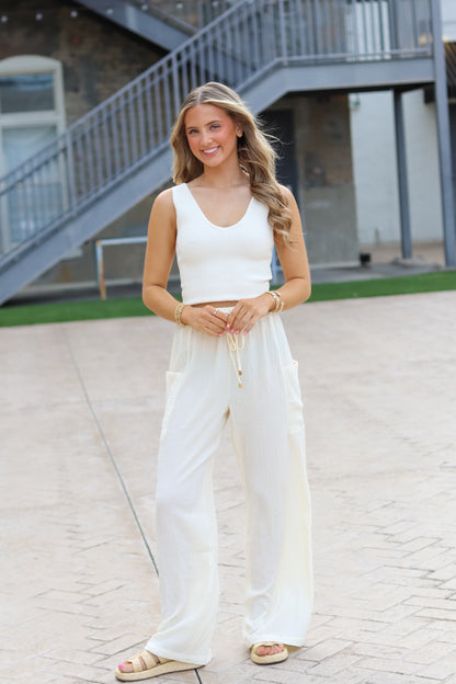 Lifestyle Tank - Cream